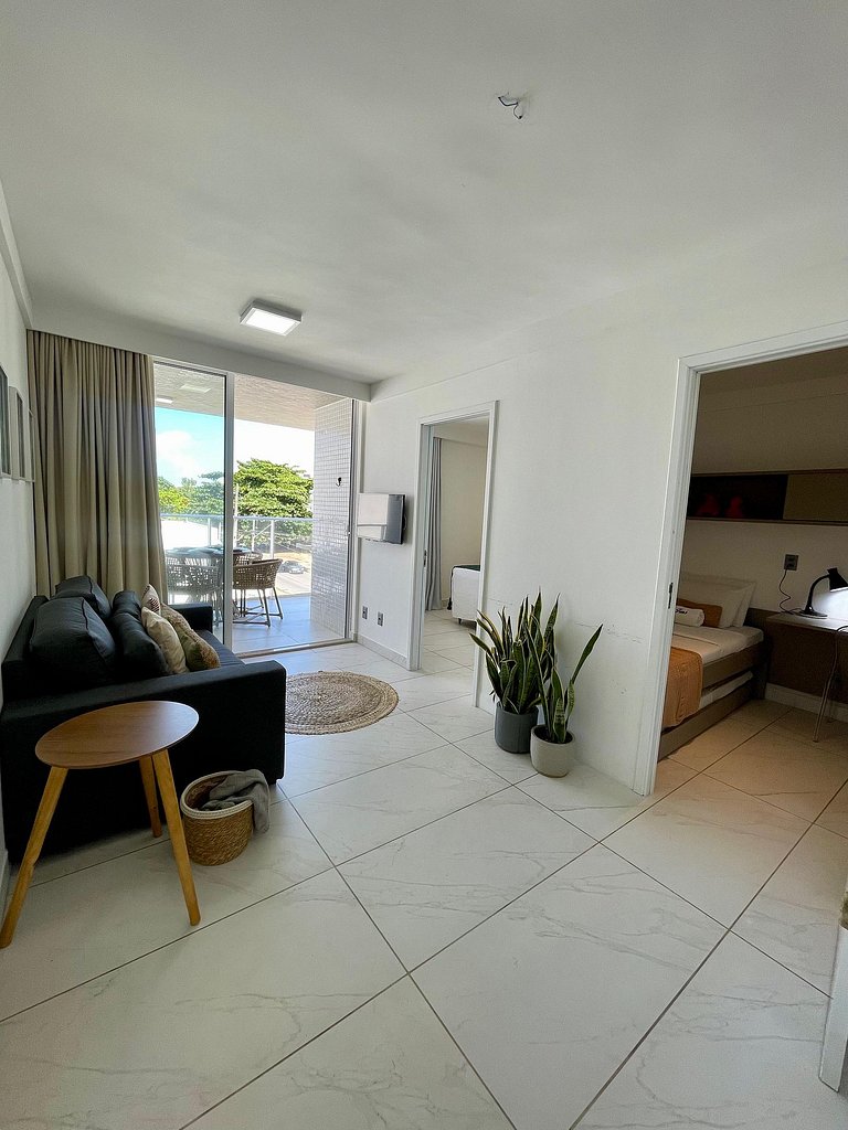 306A - Apto Alto Padrão - Pé na areia do Branco Haus