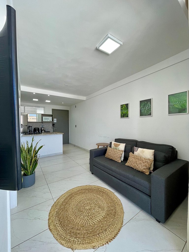 306A - Apto Alto Padrão - Pé na areia Branco Haus