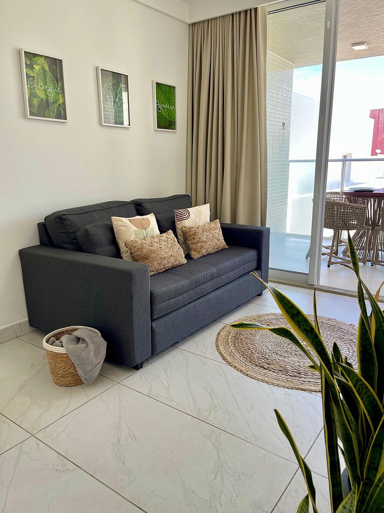 306A - Apto Alto Padrão - Pé na areia do Branco Haus