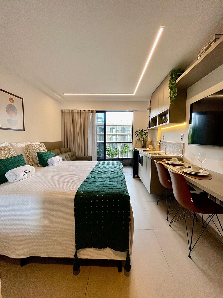 Flat 325- Alto Padrão Beach Haus - by Jess