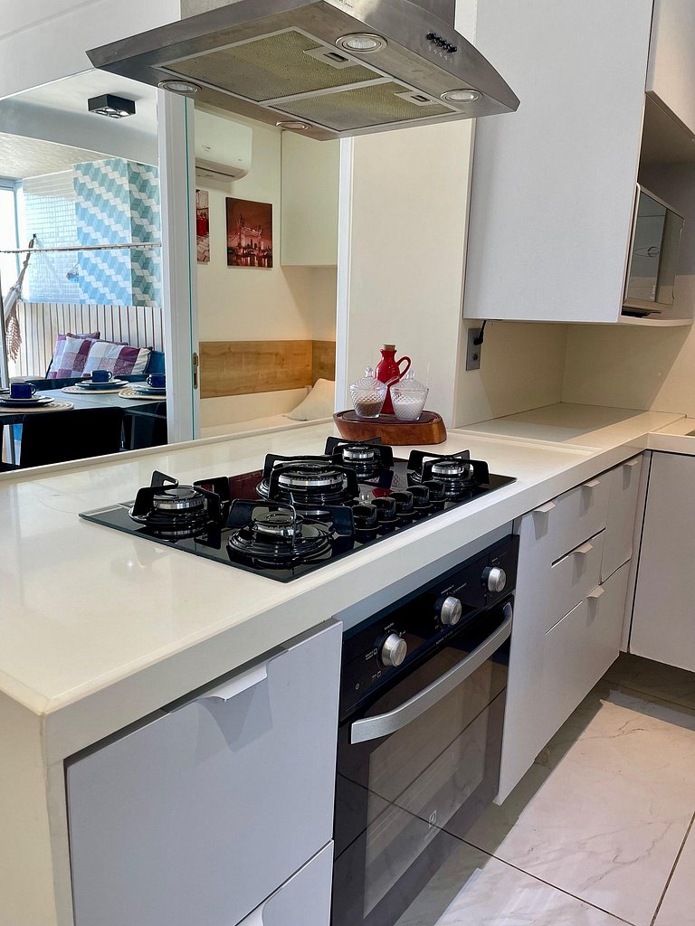 406A - Apto Luxo 2 Suítes - Pé na Areia do Branco Haus