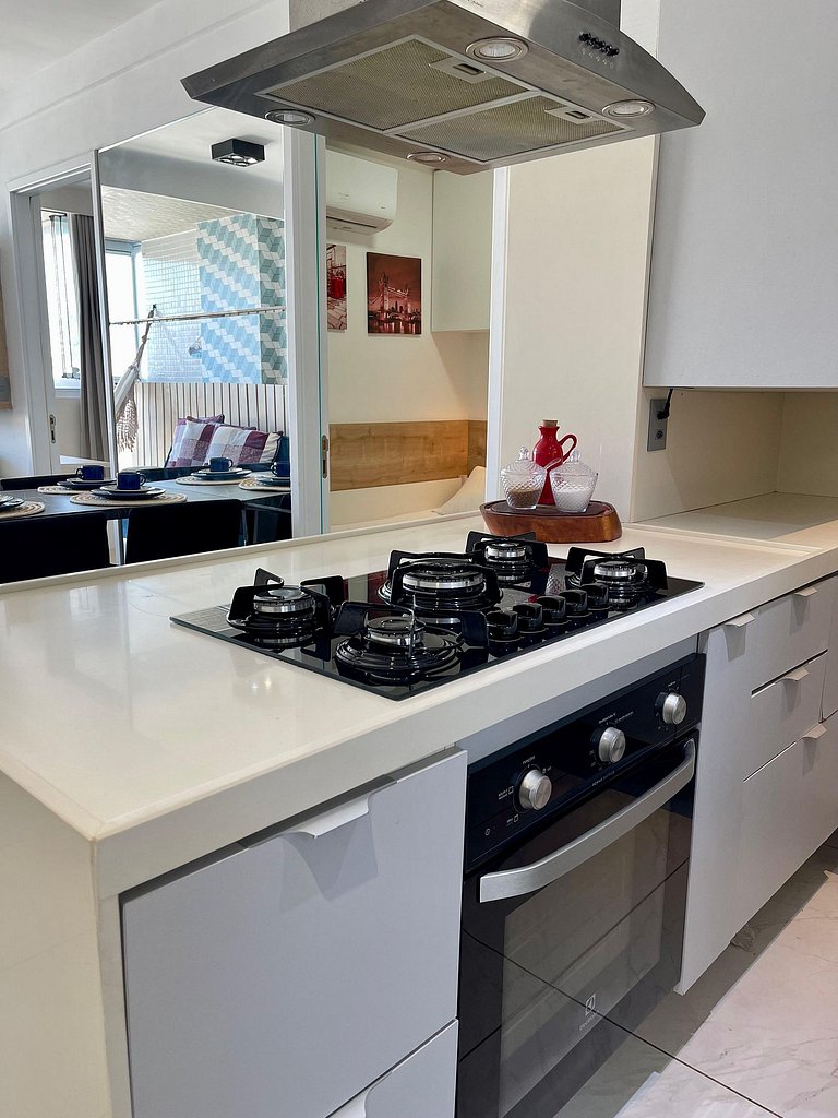 406A - Apto Luxo 2 Suítes - Pé na Areia do Branco Haus
