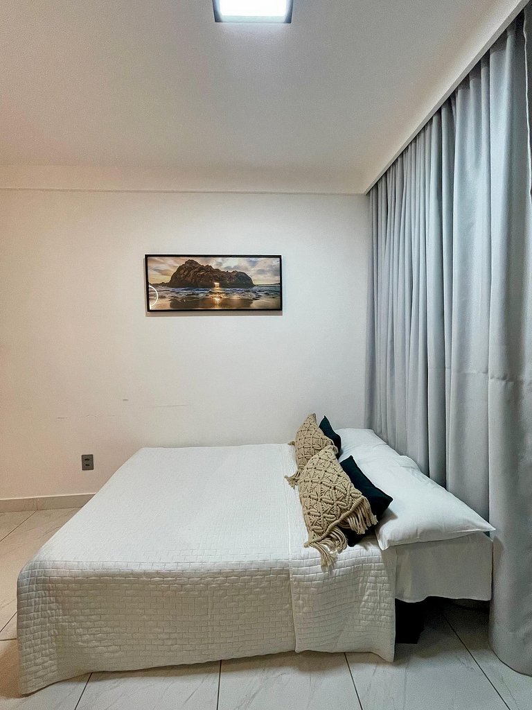 404A · Apto 2 suítes - Pé na praia do Caribessa no Branco Ha