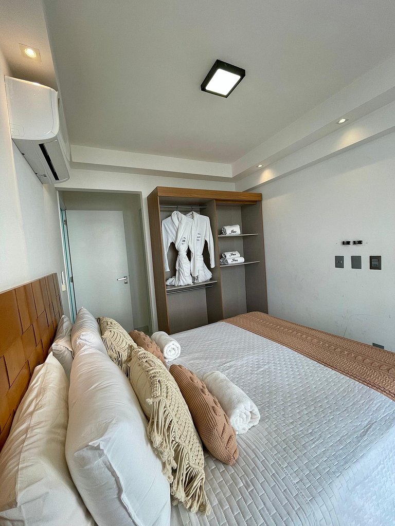 402B Cobertura Duplex Vista para o Mar-Branco Haus