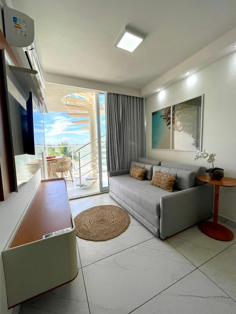 402B Cobertura Duplex Vista para o Mar-Branco Haus