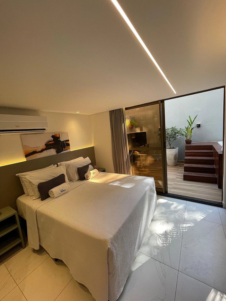 Flat Garden Beira-Mar Luxo - Unity by Jess