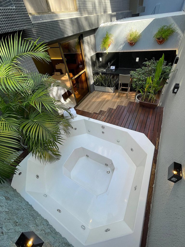Flat Garden Beira-Mar Luxo - Unity by Jess