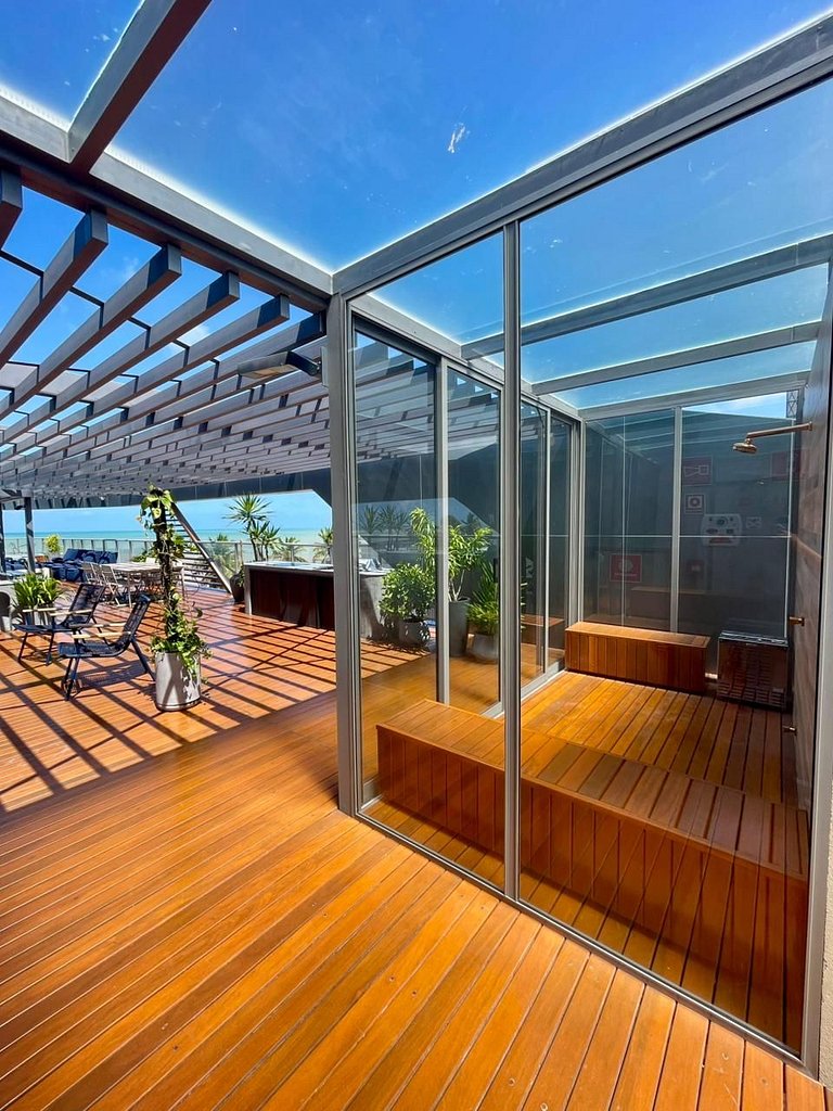 201 Aquamaris- Apê pé na areia _ Experiência Única