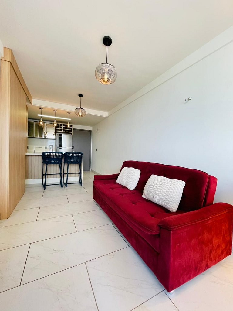 305B Vista pro Mar 2 suítes - Branco Haus by Jess