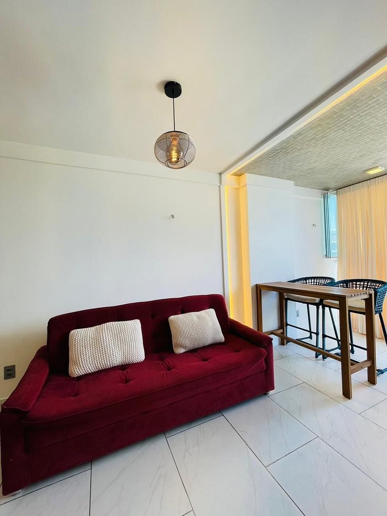 305B Vista pro Mar 2 suítes - Branco Haus by Jess