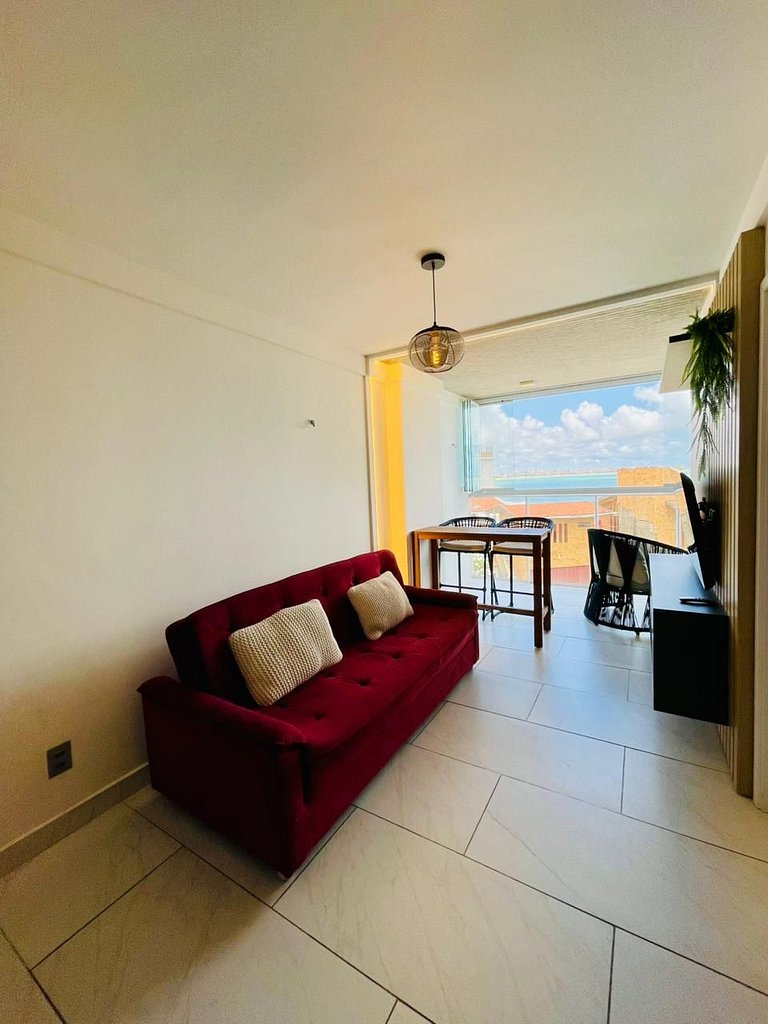 305B Vista pro Mar 2 suítes - Branco Haus by Jess