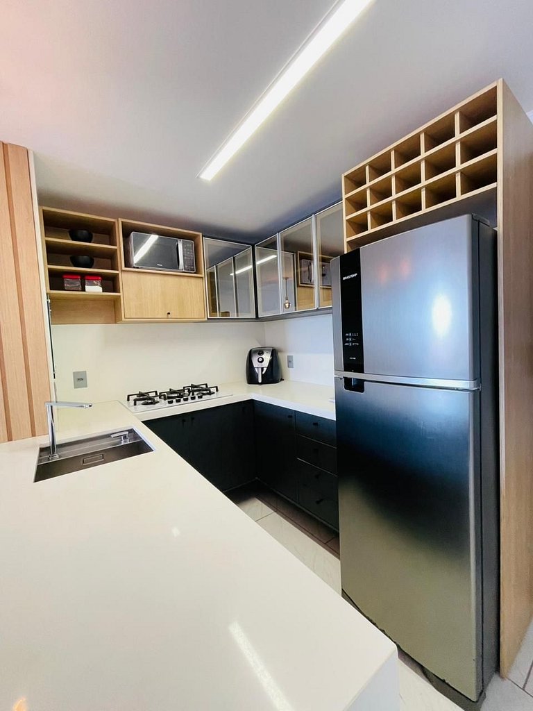 305B Vista pro Mar 2 suítes - Branco Haus by Jess