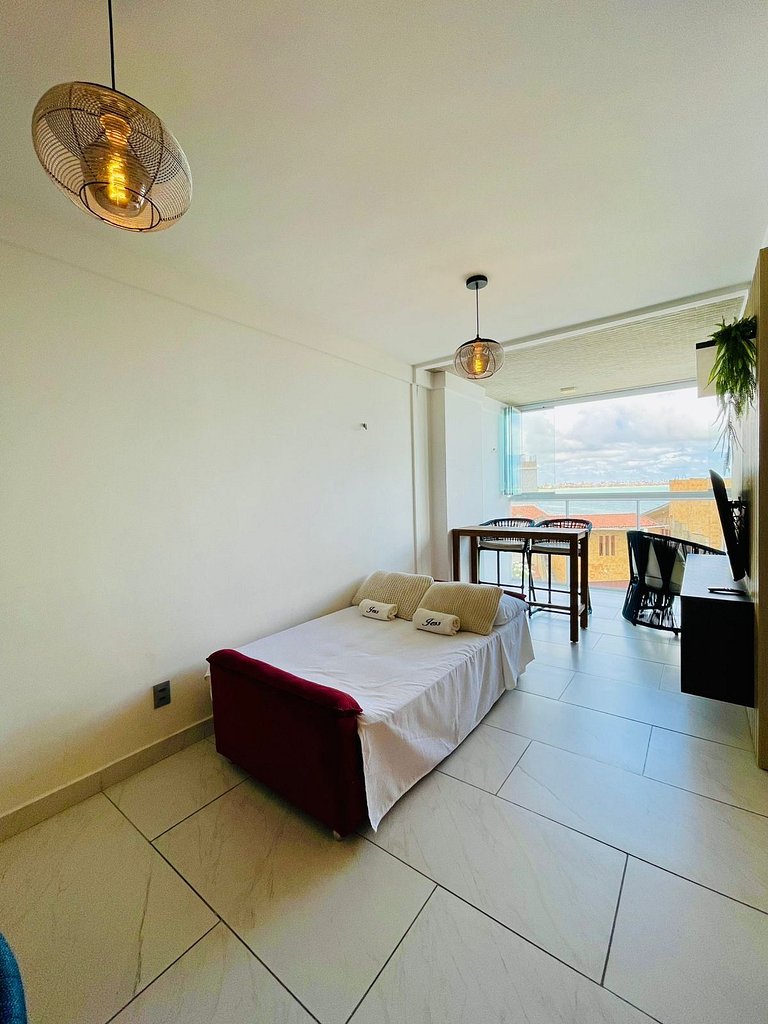 305B Vista pro Mar 2 suítes - Branco Haus by Jess