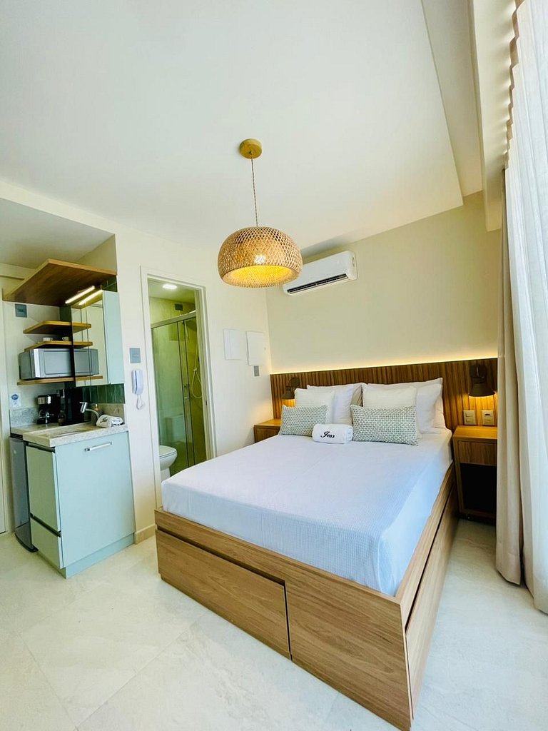 Paraíso Beira-Mar Confort Perfeito para Casal -329