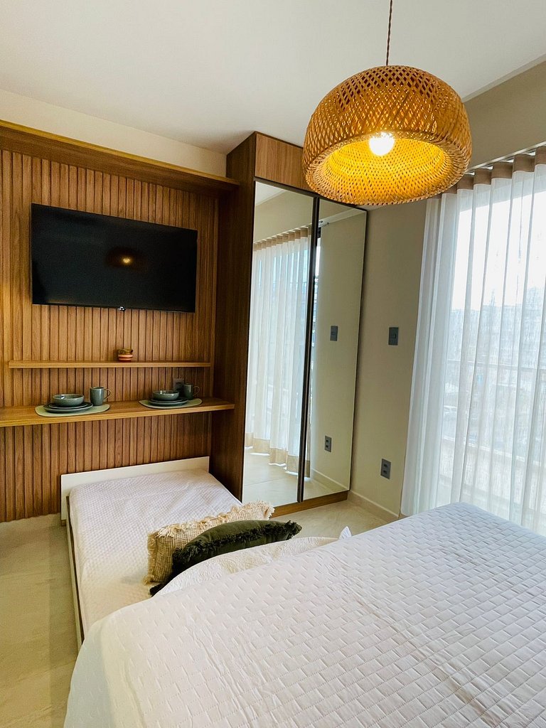 Paraíso Beira-Mar Confort Perfeito para Casal -328