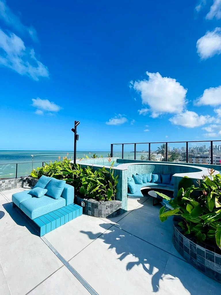 Paraíso Beira-Mar Confort Perfeito para Casal -328