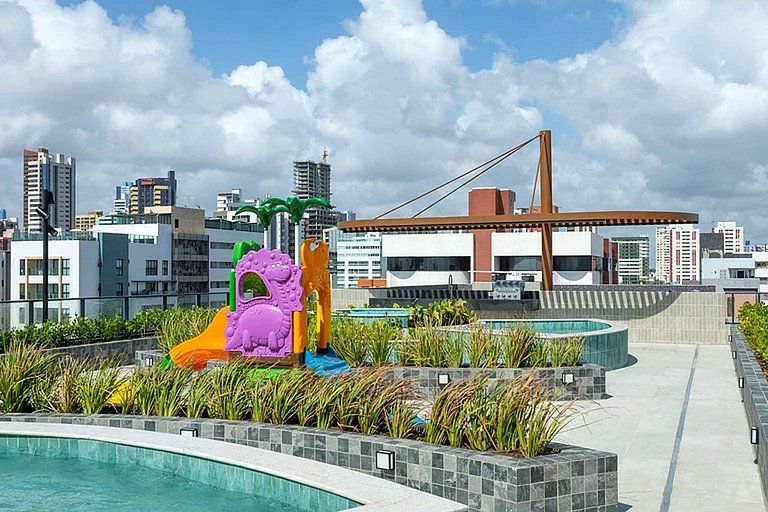 Paraíso Beira-Mar Confort Perfeito para Casal -328