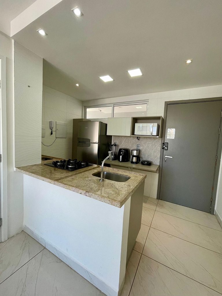 306A - Apto Alto Padrão - Pé na areia Branco Haus