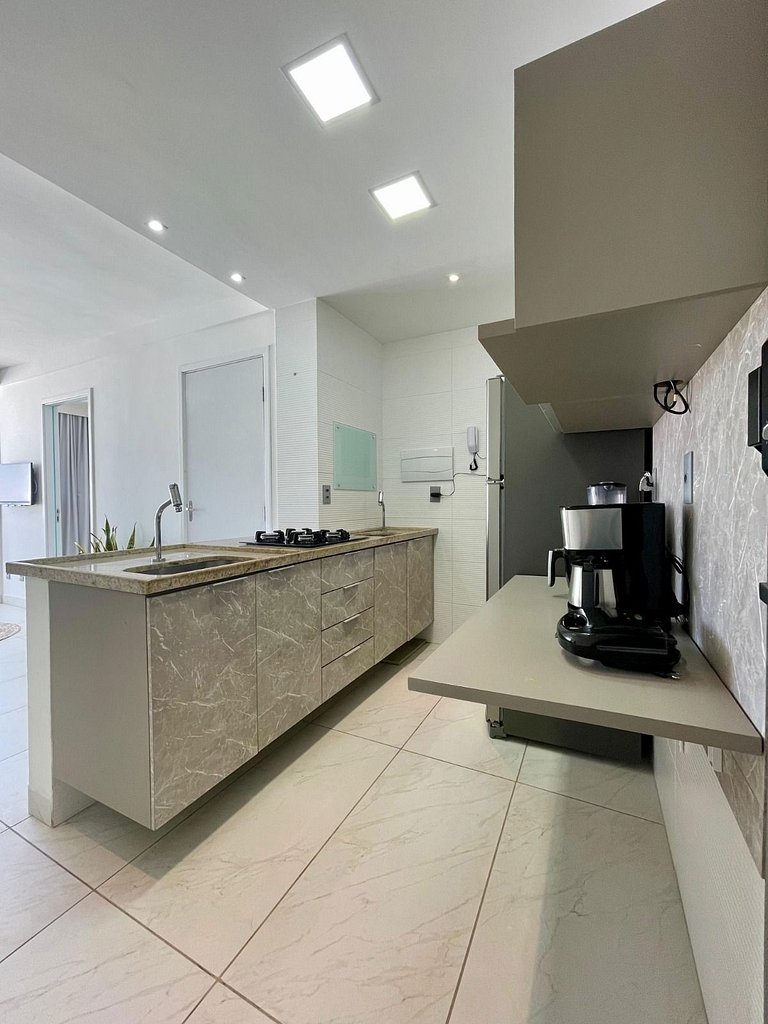 306A - Apto Alto Padrão - Pé na areia Branco Haus