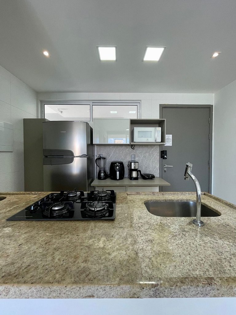 306A - Apto Alto Padrão - Pé na areia Branco Haus