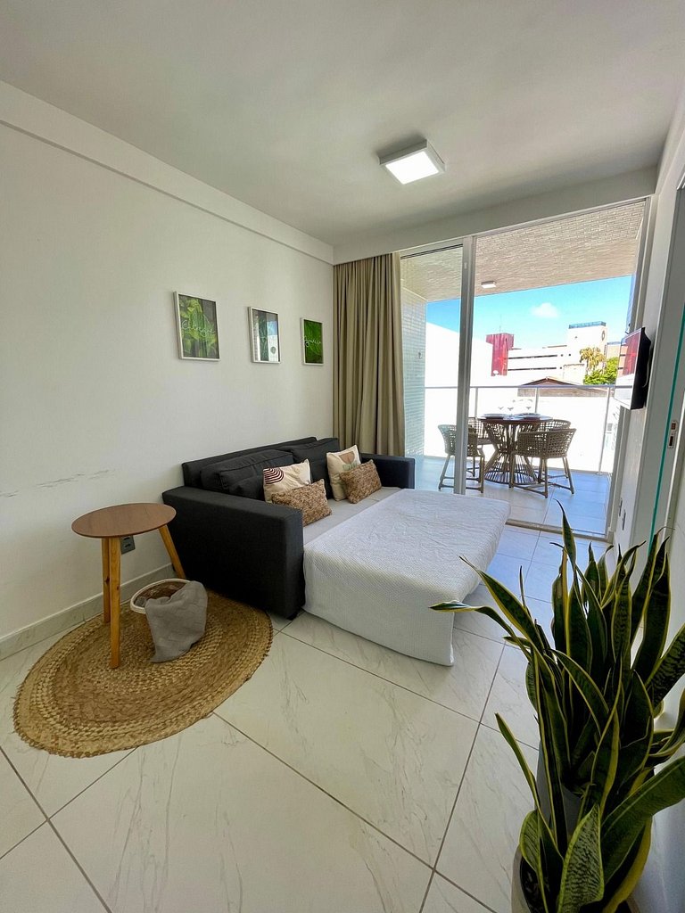 306A - Apto Alto Padrão - Pé na areia Branco Haus