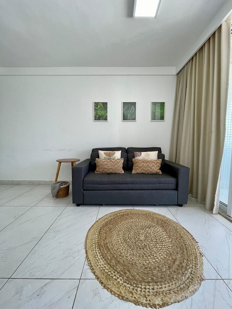 306A - Apto Alto Padrão - Pé na areia Branco Haus