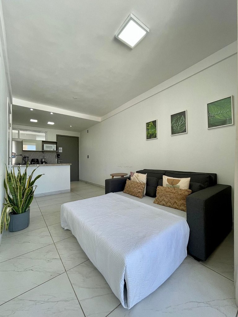 306A - Apto Alto Padrão - Pé na areia Branco Haus